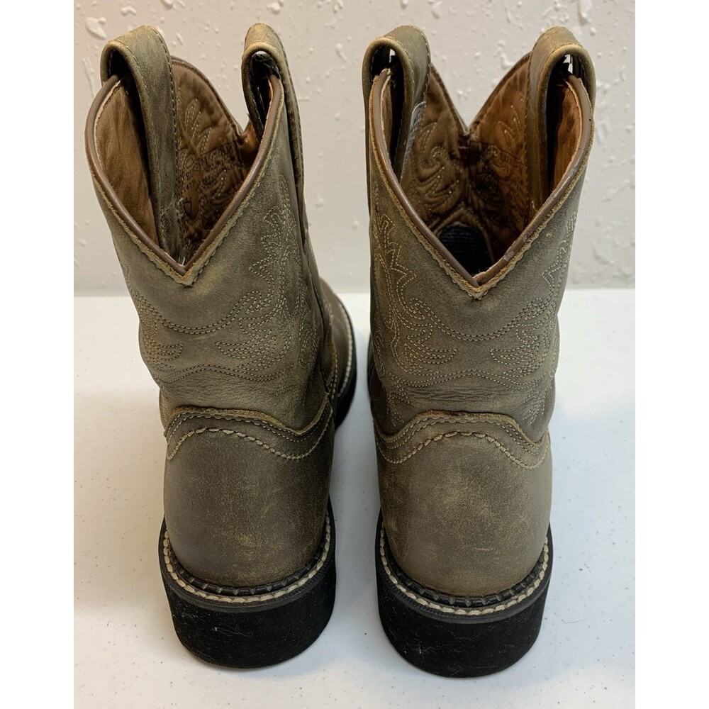 Ariat Fatbaby Western Boots Womens 8 14729 Brown Leather - Picture 8 of 14